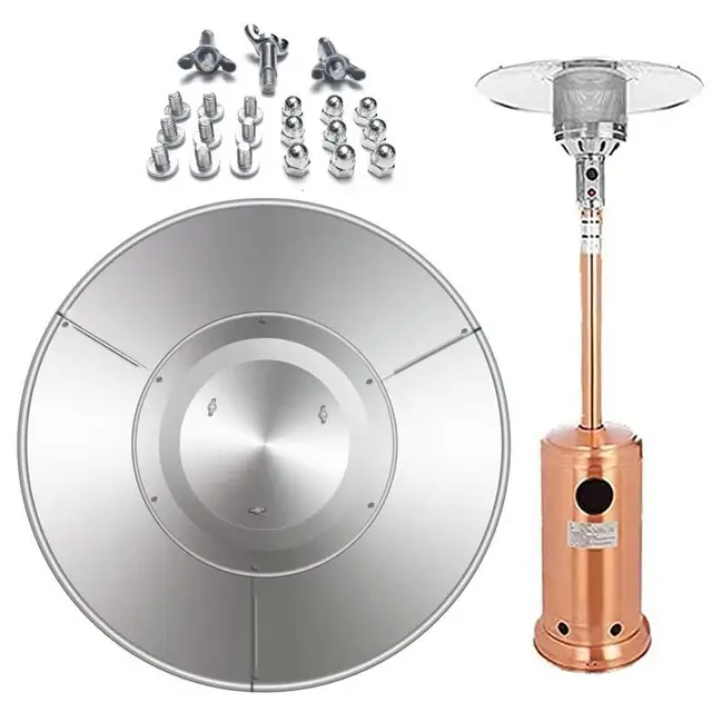 Propán Kültéri Fűtőberendezések Cserealkatrész Tartós Alumínium Csere Alkatrészek Szélvédő Teraszfűtések