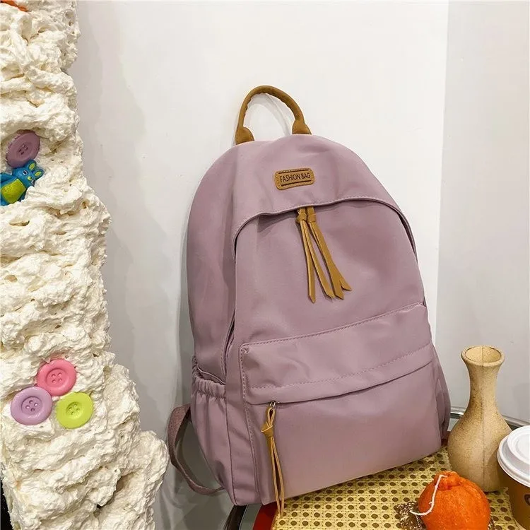 New Women's Luxury Fashion Knit Backpack Designer Ladies School Bag Female Large-capacity College Pattern High Quality Backpack