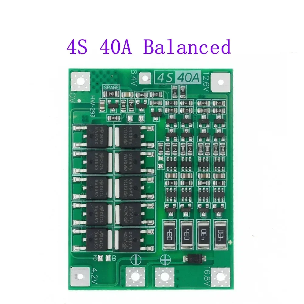Li-ion Lithium Battery Charger Protection Board 18650 BMS 1-10pcs for Drill Motor 11.1V 14.8V 16.8V Enhance Balance