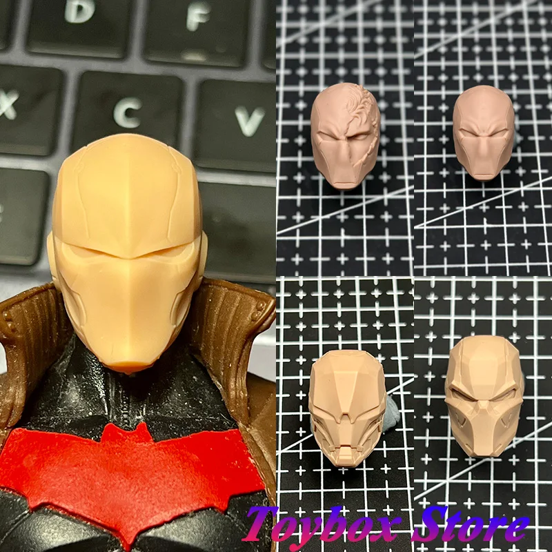 1/12 Red Ronin White Model Head Sculpt Detective Comics Series Villain Red Hood Modello Non Verniciato Per Ml Mezco Mcfarlane Body