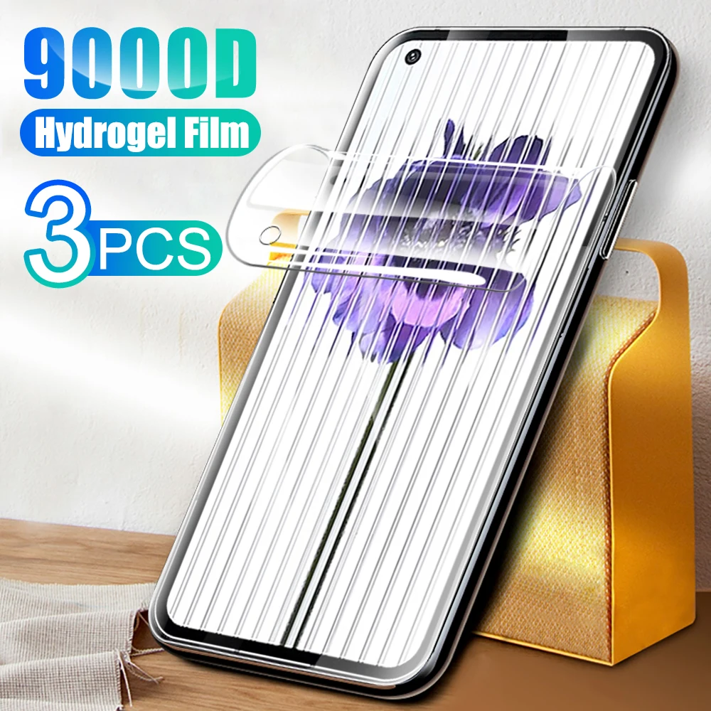 3Pcs Hydrogel Film For Nothing Phone 1 Phone1 (1) Hd Full Cover Pellicola Protettiva Morbida Per Niente Phone One 6.55 ''A063 Non Glass