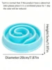 A pet lick slow food bowl spiral design choking bowl dog bowl cat food bowl pet food bowl cat food dog food bowl 4