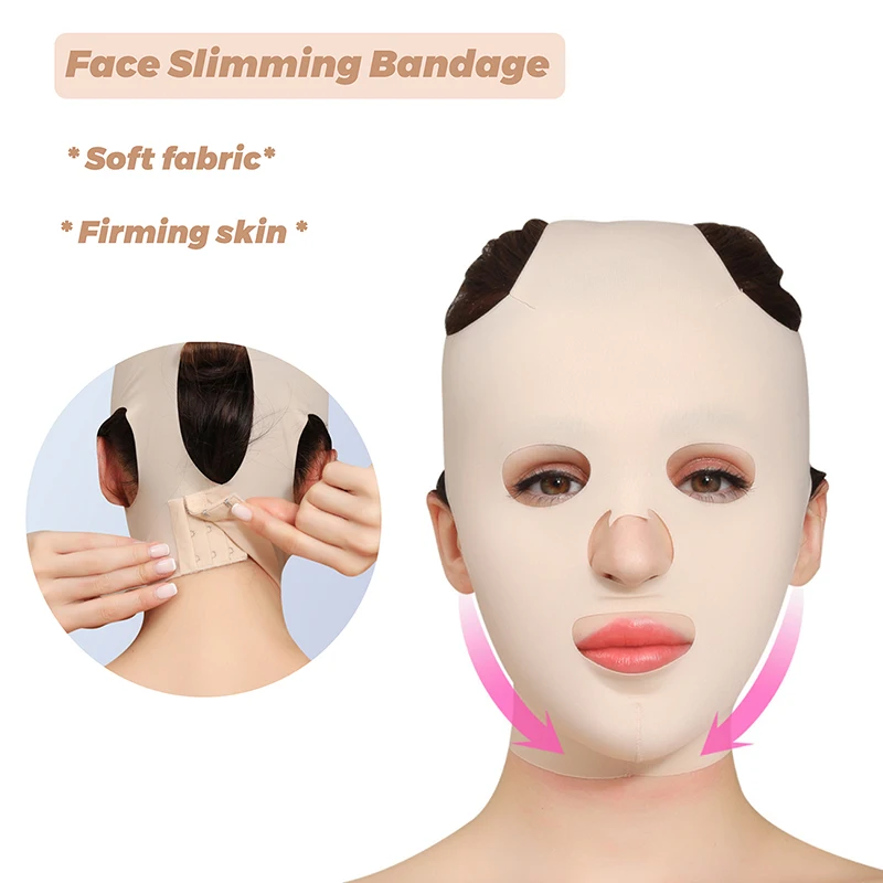 Elastic Face Slimming Bandage V Face Mask Women Chin Cheek Lift Up Belt Facial Massage Strap Face Anti Wrinkle Beauty Tools