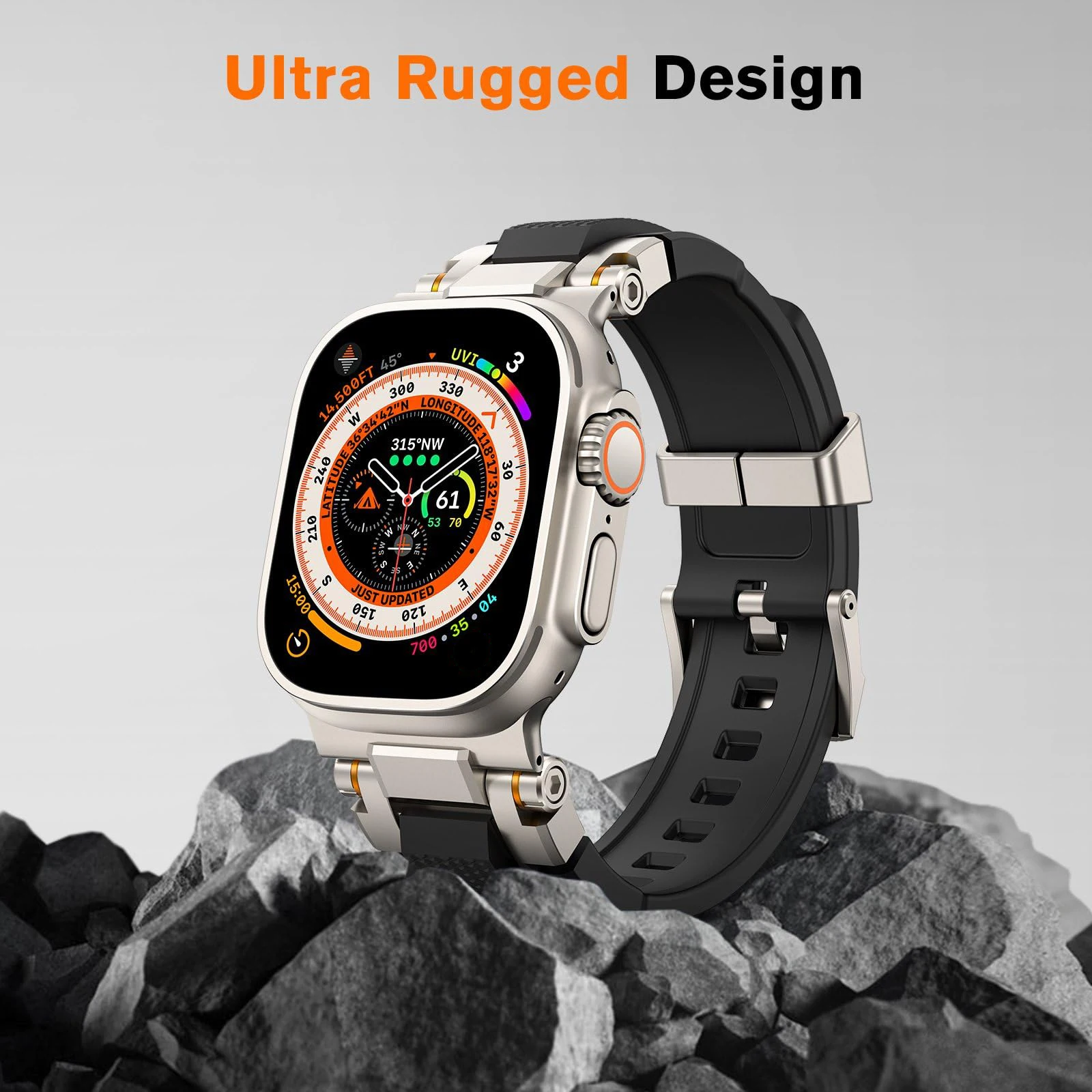 Men's Premium Silicone Sport Strap