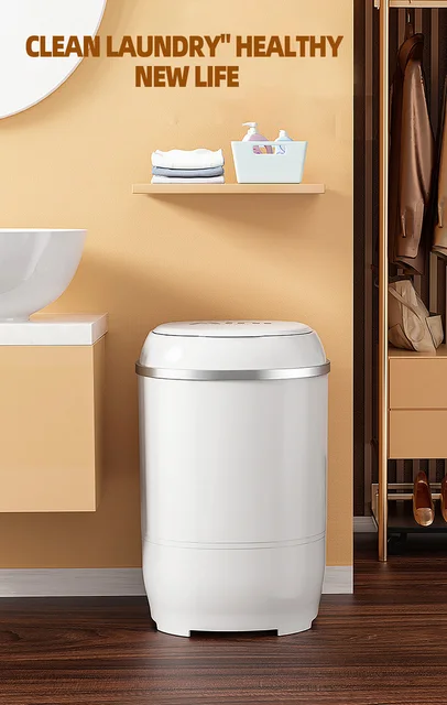 Foldable Mini Baby Clothes Tiny Washer Dryer Semi-automatic