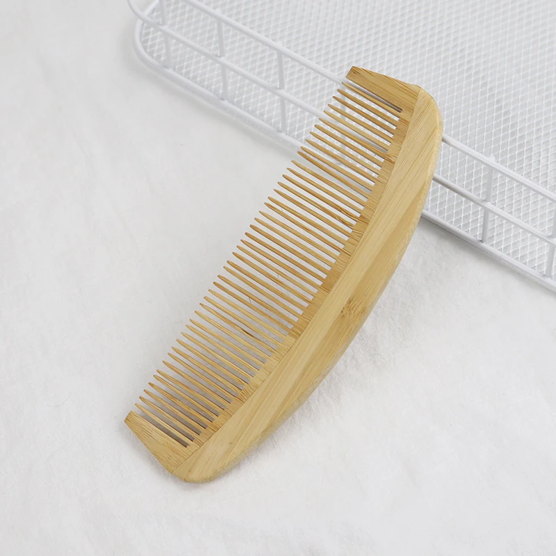 

1Pcs Eco-friendly Bamboo Hair Comb For Women Hair Care Healthy Dense-teeth Wooden Comb Travel Hotel
