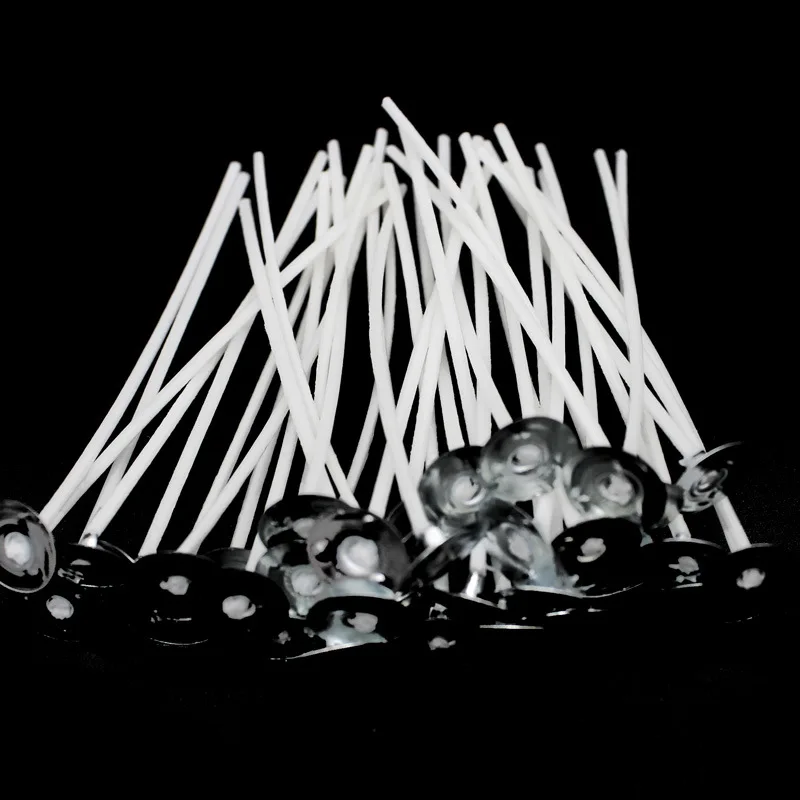 Description Picture 6 of item103pcs/set Original Smokeless Candle Wicks Soy Wax Core Woven Cotton Core Kerosene Lamp Wax Line Wood Accessories Candles Making