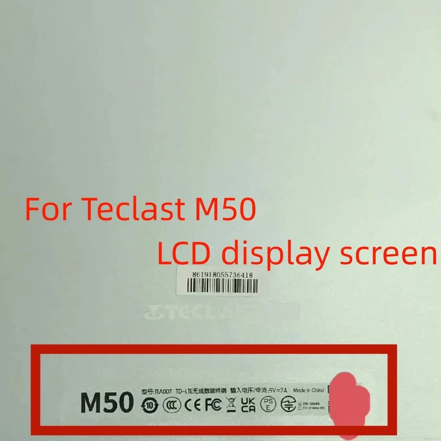 Teclast M50 TLA007 용 LCD 스크린, LCD 터치 스크린 디지타이저 어셈블리 교체