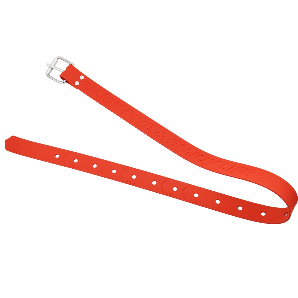 1 pcs 1.3M~1.5M Cutable Silicone Gel Rubber Weight Belt With Stainless Steel Buckle Freediving ScubaDiving BCD Accessories 3