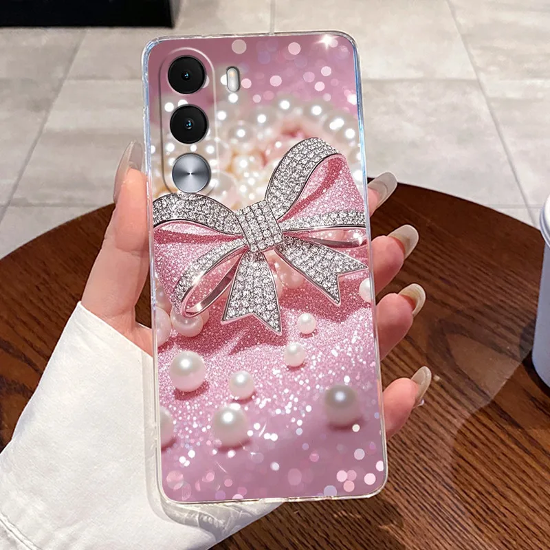 Aesthetic Cute Cat Soft Silicone Transparent Phone Case