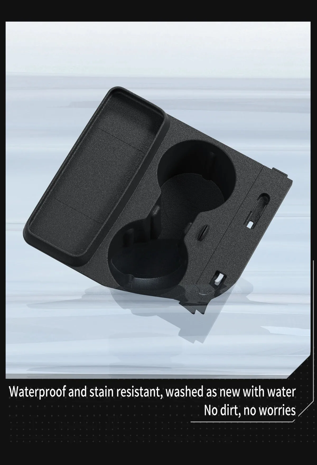 For Tesla Model 3 2021-2023 & Model Y 2021-2024 Silicone Cup Holder Non-Slip Ce