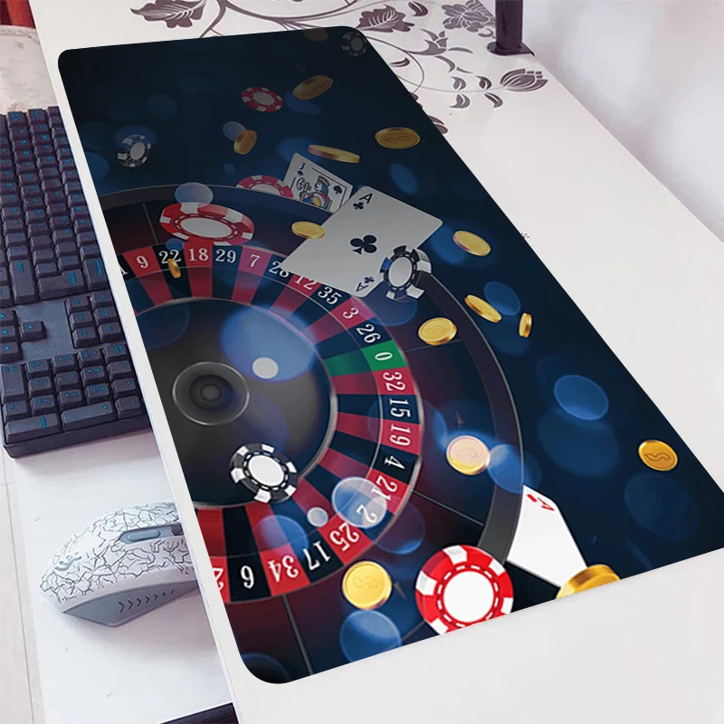 Maus Pad Poker Tisch Alfombrilla Gaming Zubehör Nicht-slip Große Mausepad Gamer Tapis De Souris Schreibtisch Matte Podkladka Pod mysz