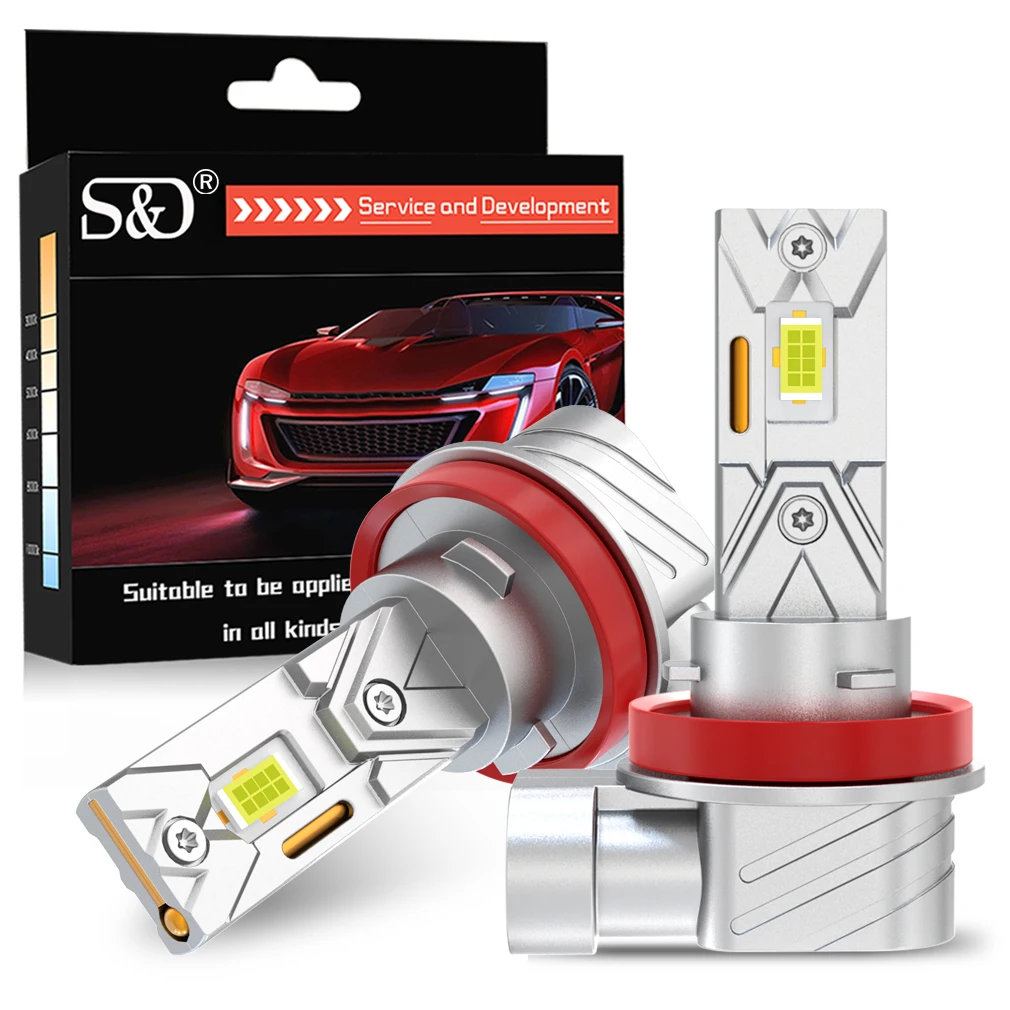 22000LM H8 H9 H11 H16JP LED Headlight 120W Super Bright 6500K Canbus 9005 HB3 9006 HB4 LED Headlamp Bulb 3570 CSP 12V