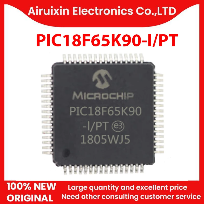 

100% New and Original PIC18F65K90-I/PT TQFP64 1PCS/LOT