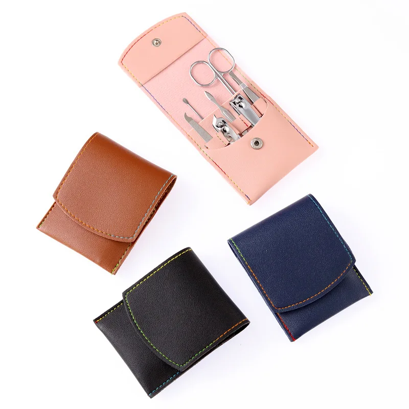 고품질 네일 파일 네일 가위 클리퍼 매니큐어 페디큐어 키트 사용하기 편리한 매니큐어 세트 여행용으로 튼튼함