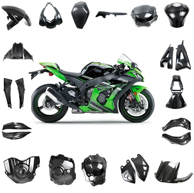 

Полный комплект запчастей из углеродного волокна для мотоцикла Kawasaki