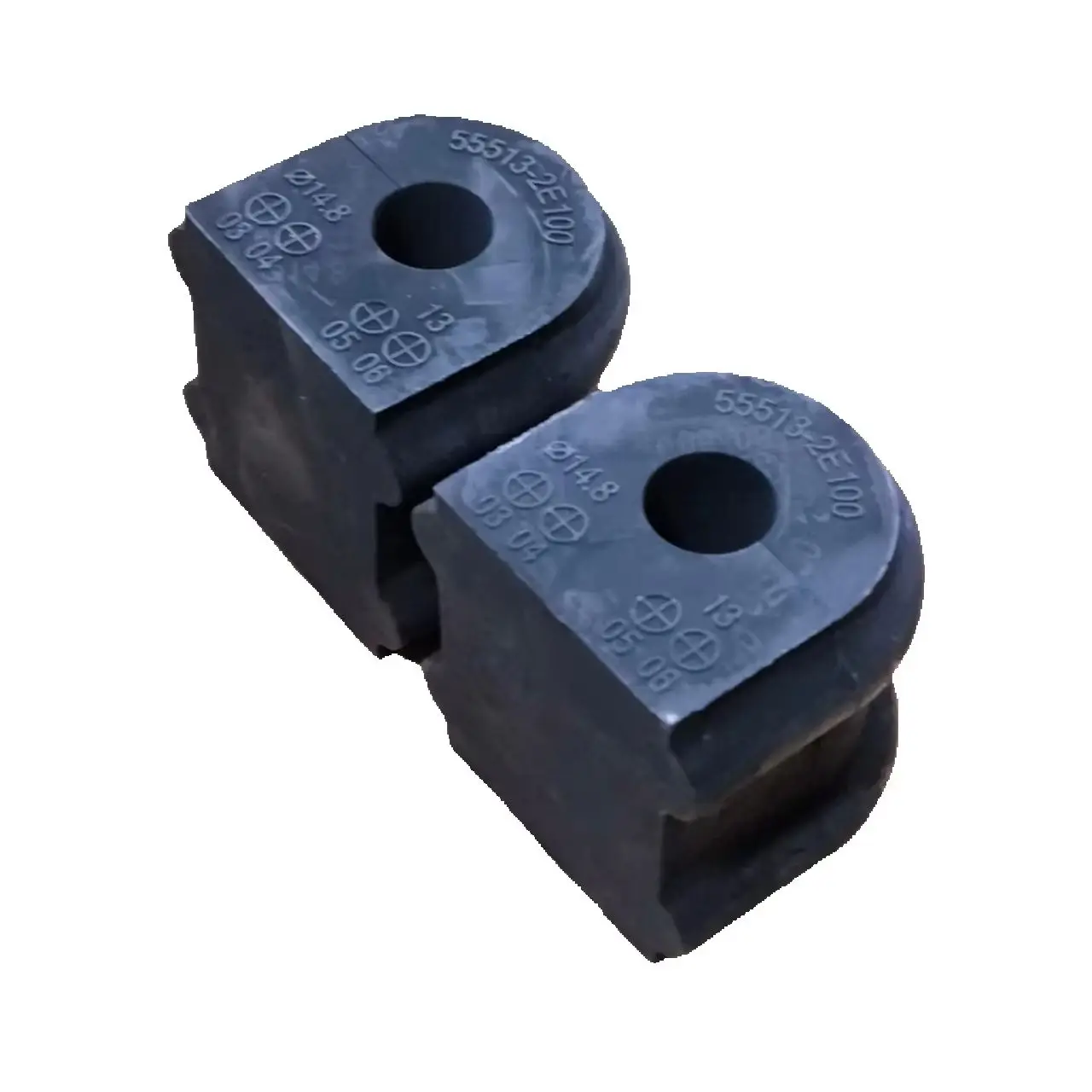 2PCS 리어 스태빌라이저 부싱 55513-2E100 Kia Sportage 1.6L 2010-2014 Hyundai Tucson 2.0L 2004-2009 자동차 액세서리