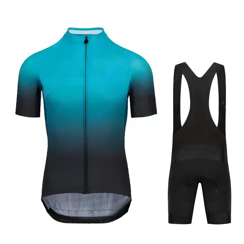 NEW Summer 2023 Cycling Jersey Set Summer Men Bicycle Clothing Road Bike Shirts Suit Bicycle Bib Shorts