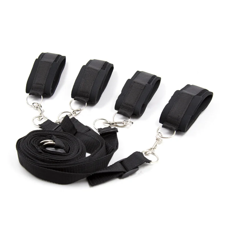 Factory Direct Binding Bed Straps Adult Products Flirting Toys Tied Hand Leggings Nylon Binding Sponge
