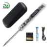 SI012 XT60 Intelligent OLED Electric Soldering Iron Sensitivity Adjustable Built-in Buzzer Suitable for T12/TS Soldering Tip 1