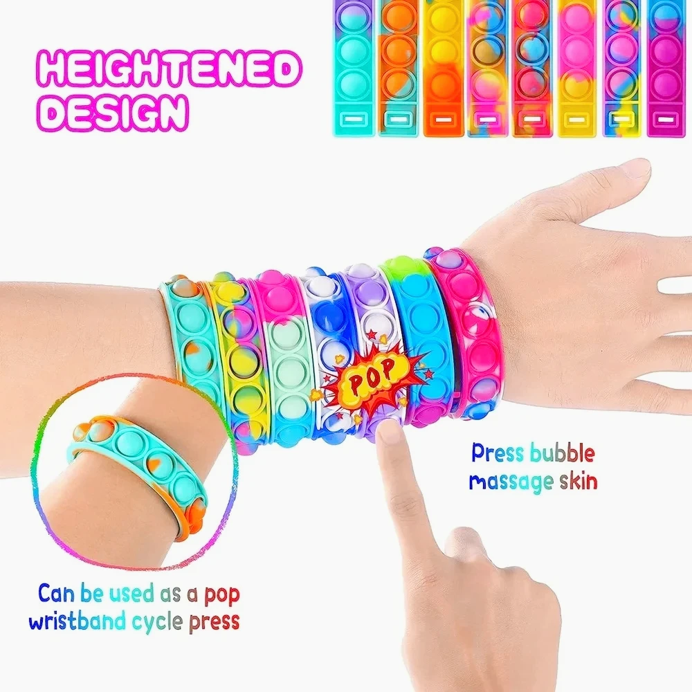 Sensory Stress Relief Bubble Bracelet Party Favors