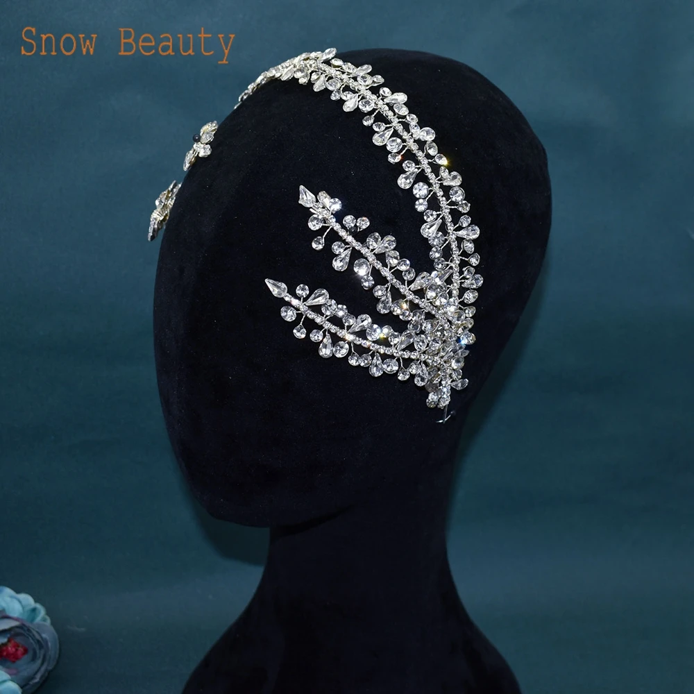 DZ035-S Wedding Hairwear Bridal Crown Women Accessories Engagement Jewelry Gift Bridal Headband Fashion Rhinestone Diadem