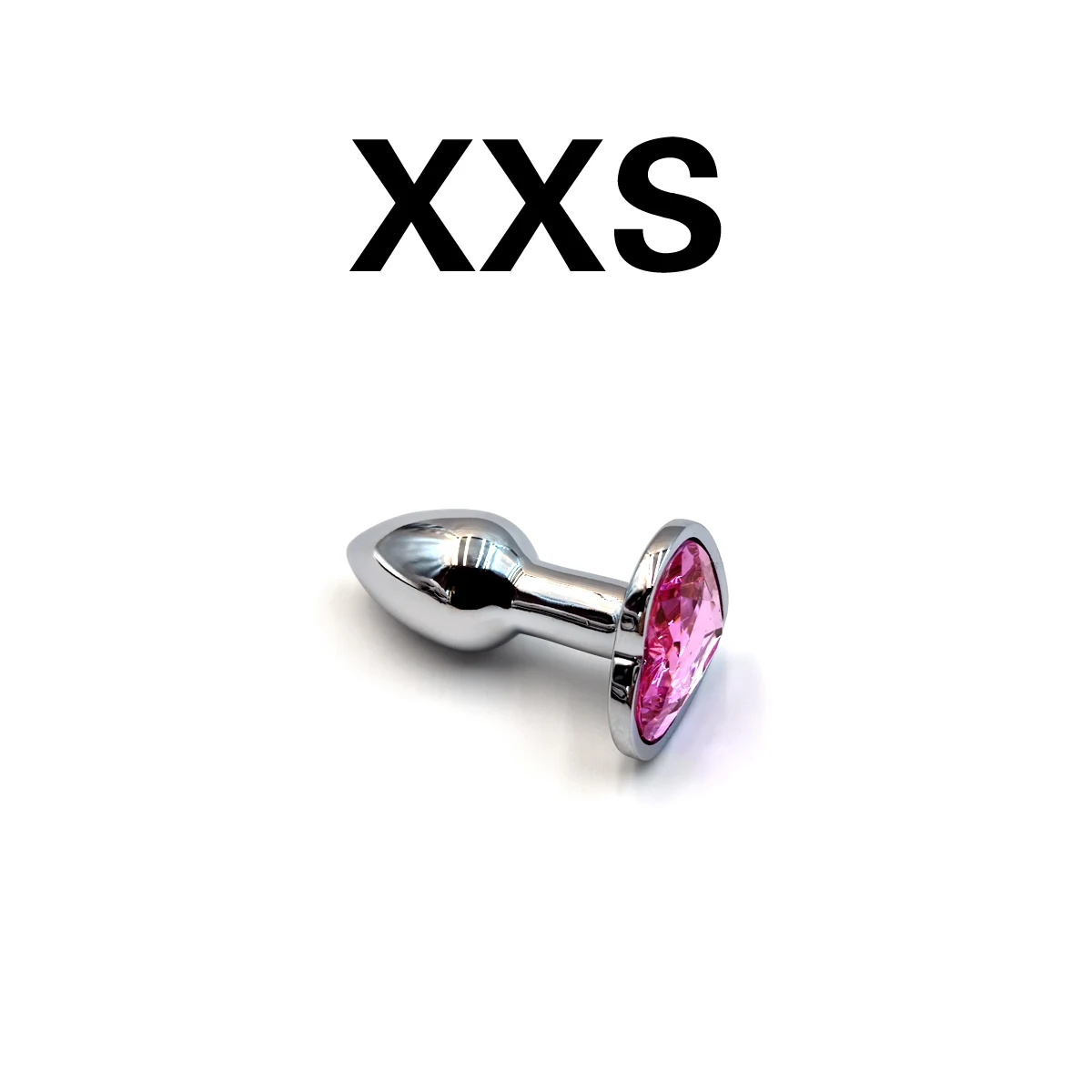 5Pcs Set Luxury Metal Butt Plug Heart Shaped Anal Trainer Crystal Diamond Base Anal Plug Kit Adult Sex Toys For Women Men Couple