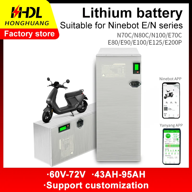 

for Ninebot E100 E200 Lithium Battery Rechargeable Batteries E-bike Original Replacement Large Capacity Baterias Free Shipping