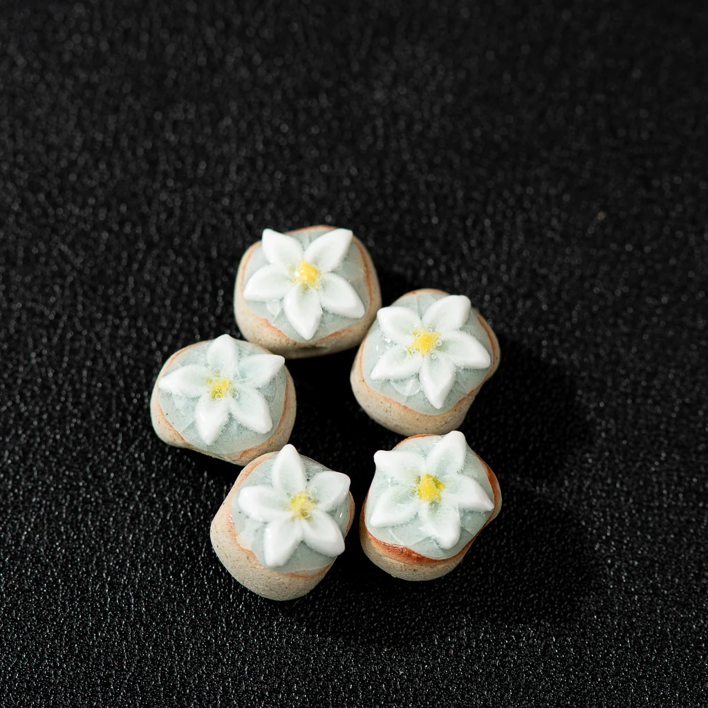 Handmade Ton Kleine Blume Perlen Porzellan DIY Schmuck Machen Zubehör Z040 Perlen Für Schmuck Machen – Detail 9