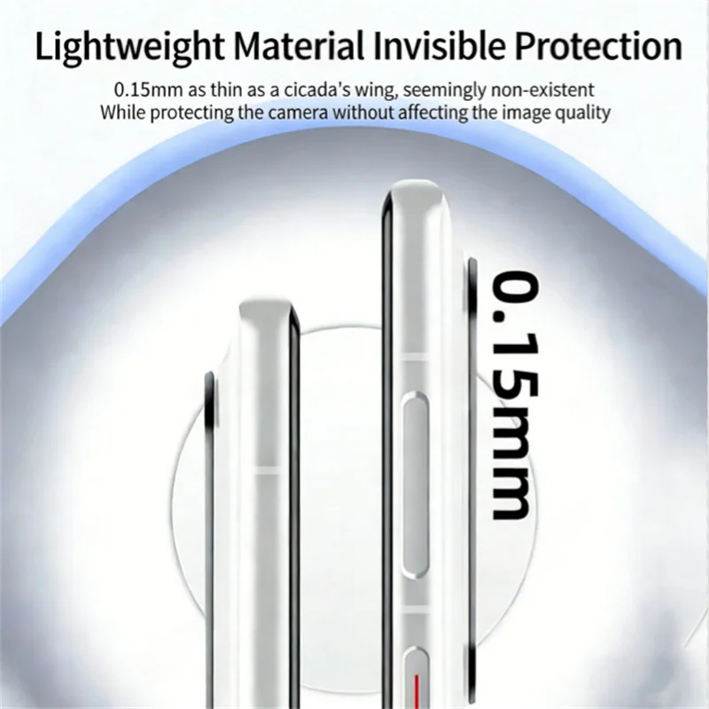 8K HD Full Cover Matte Camera Protector with Metal Frame - Premium Glass Accessory