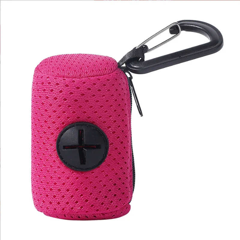 Dog Poop Bag Dispenser Hangingable Dog Waste Bag Holder Bags Dispenser for Dogs Walking Garbage Bags Dispensers Pet Supplies