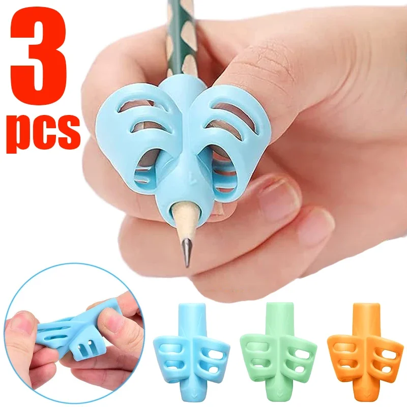 

3PCS Pencil Grips for Kids Handwriting Correction Posture Writing Aid for Toddler Students Preschoolers Children Special Needs