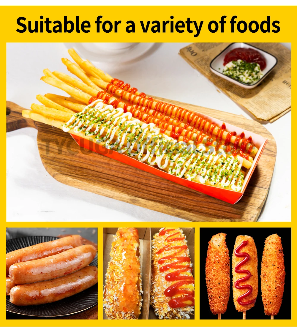 Description Picture 5 of itemCommercial Automatic 21L Large Capacity Cheese Hot Dog Sticks Fryer Electric Deep Korean Corn Dog Fryer Machine Snack Machine