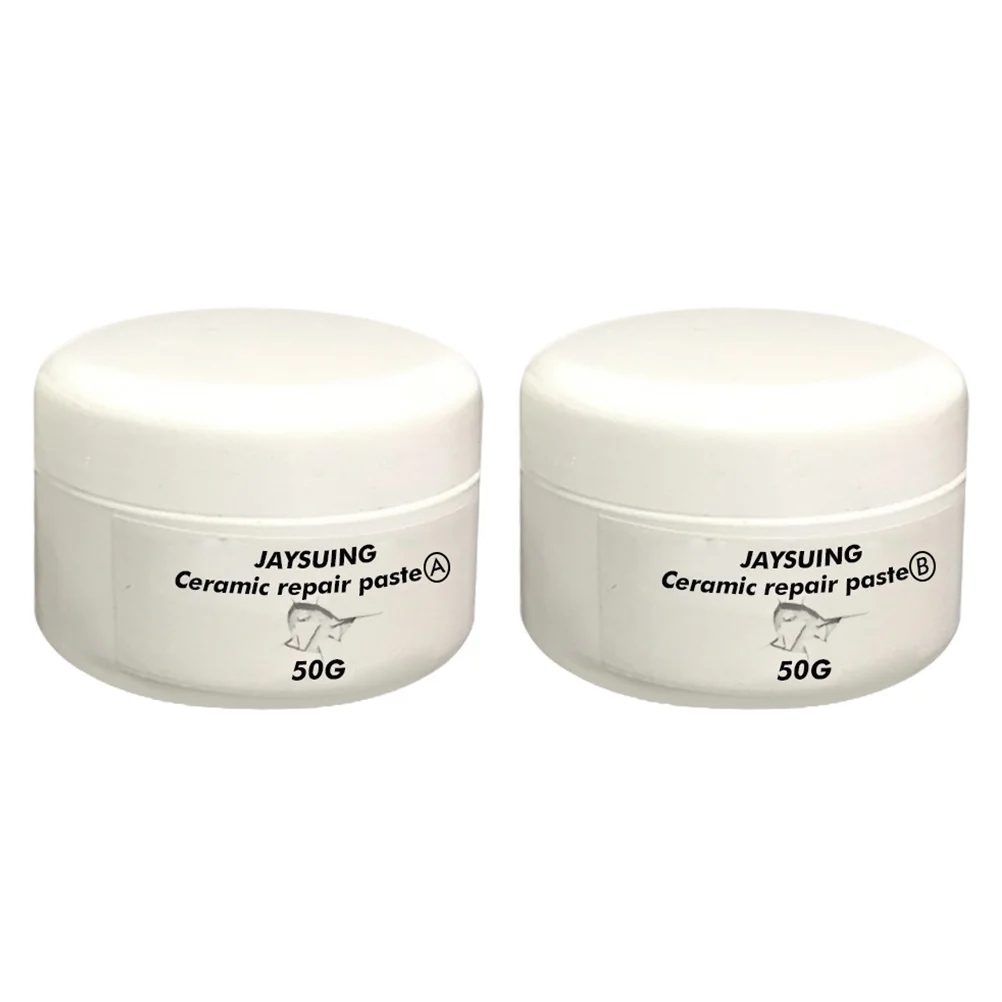 2 Pcs Tile Adhesive Ceramic Repair Glue Paste Agent for Brick Crack Plastic Kit