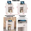 Reception Room Tables,Retail Counter Reception Desk with Drawer Storage,Reception Counter for Clothing Salon Shop Hotel 2