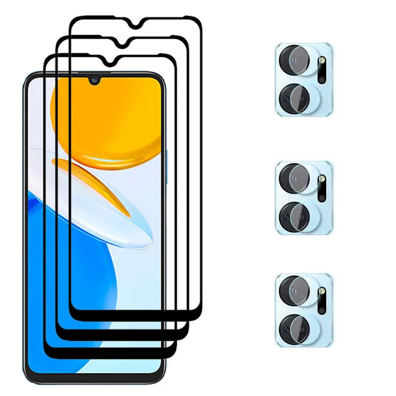 Premium Full Cover Tempered Glass Screen Protector with Camera Film