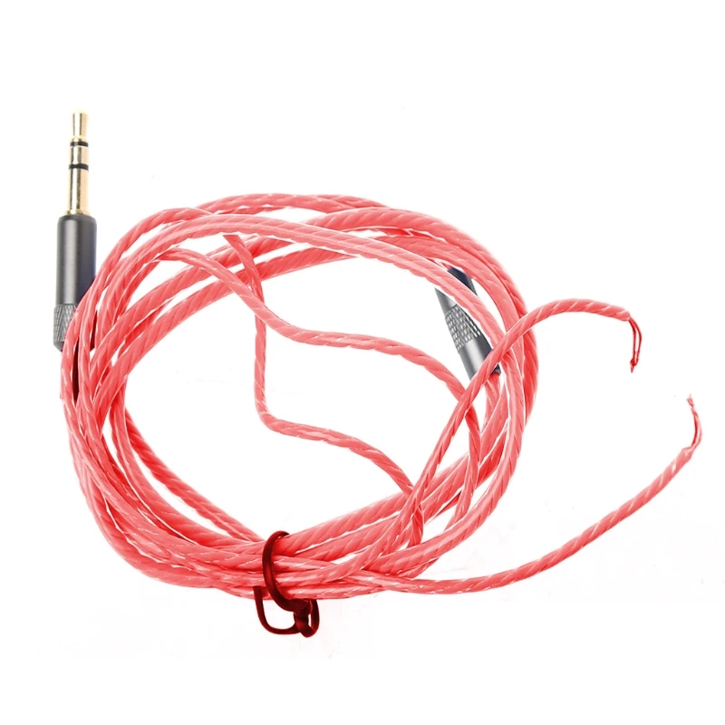 3.5mm DIY Replacement Headphone Cable Maintenance Wire Without MIC