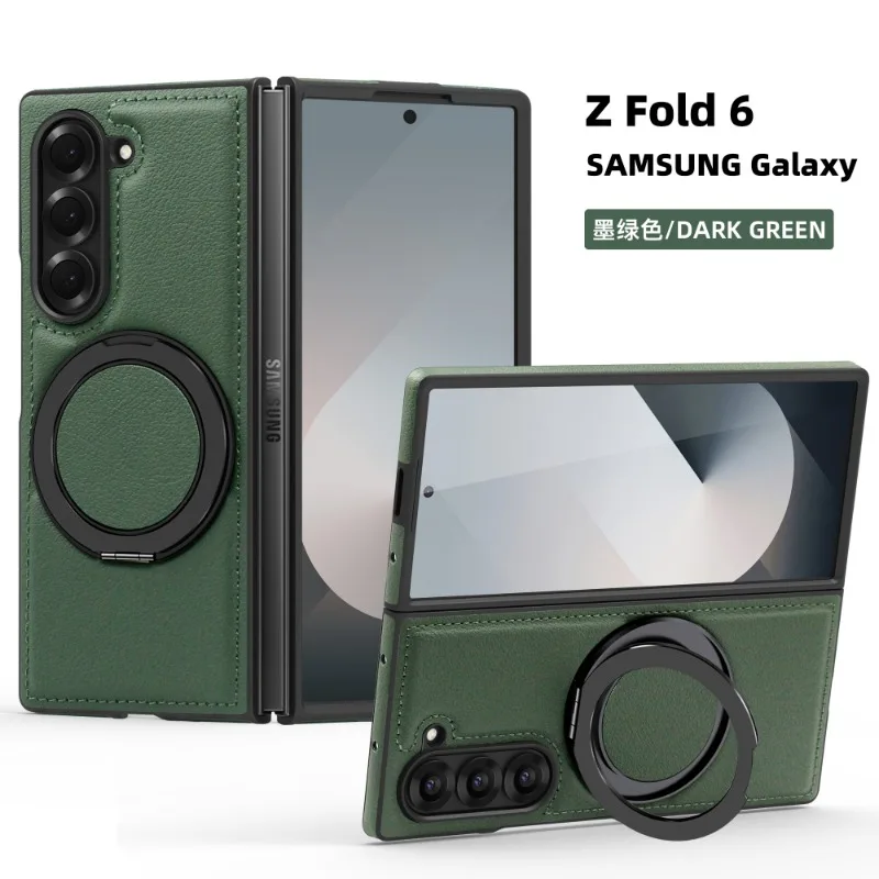 Advanced 360° Magnetic Ring Kickstand Case with Magsafe Holder - Durable Protective Hard Cover