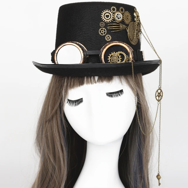 Sombrero Steampunk Hombre Mujer Disfraz Accesorios - Sombreros - AliExpress