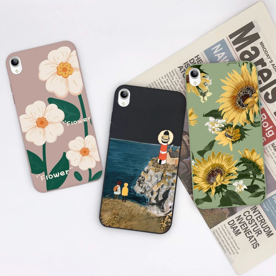 Cute Little Bear Dinosaur Matte Soft Bumper Phone Case