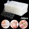 Double Side Nail Jelly Glue Transparent False Nail Art Adhesive Tape Glue Stickers DIY Reusable Manicur Nails Accessories 1
