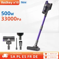 REDKEY x18 Cordless Vacuum Cleaner 500W 33000Pa High Power Lntelligent Dust Recognition 1.6L Gustbin Capacity Removable Battery