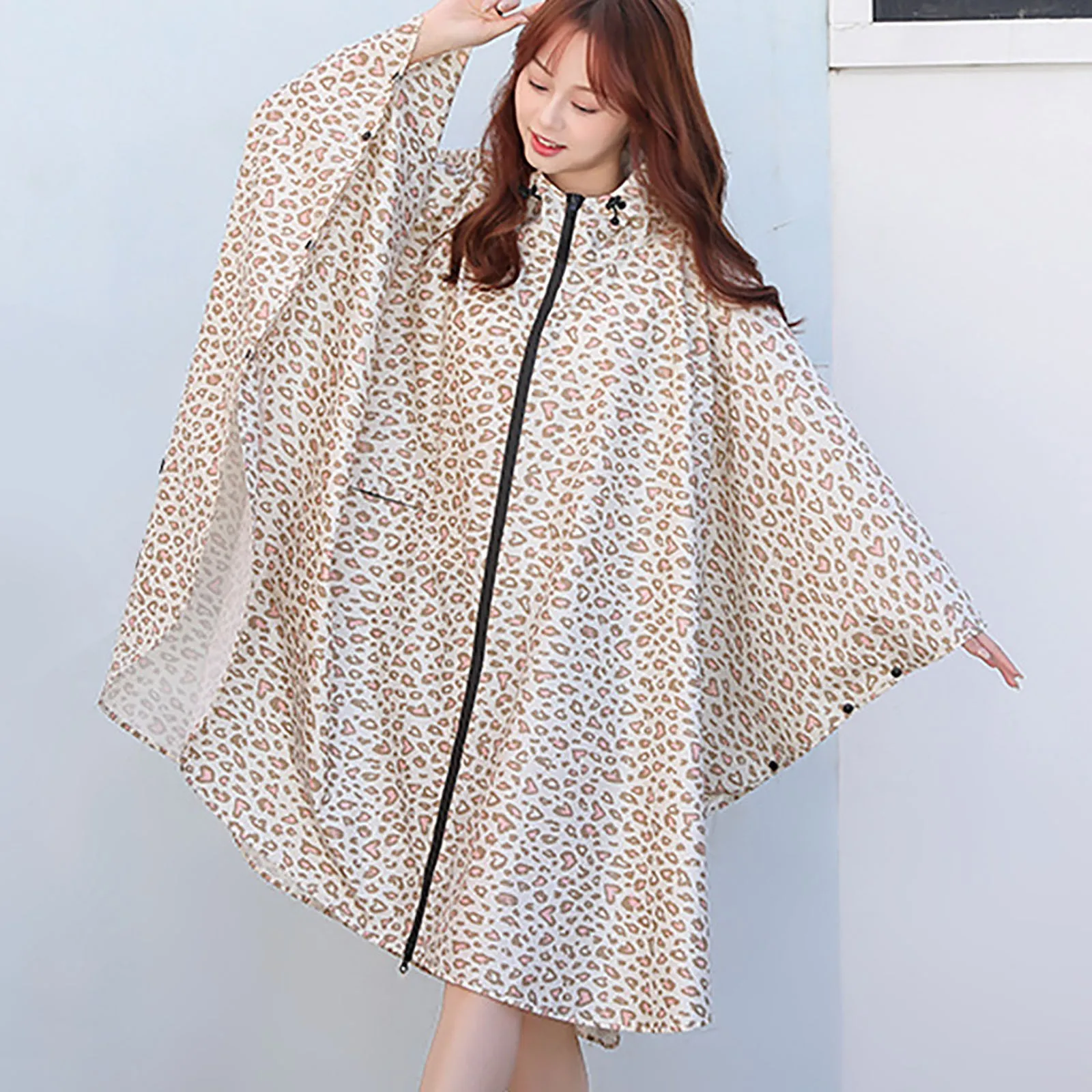 

Дождевик-пончо, куртка, дождевик для взрослых, плащ с капюшоном и карманами (карман на молнии), длинные уличные дождевики для женщин, легкие