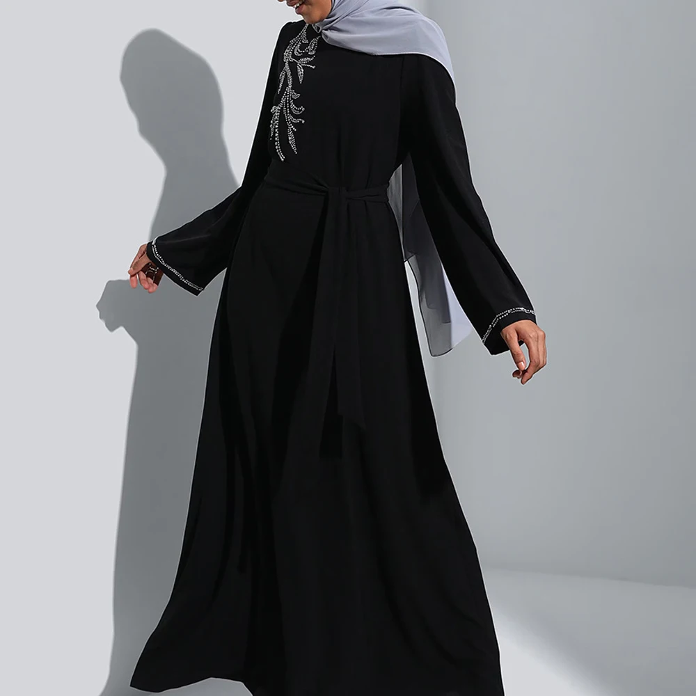 عبايات إسلامية بأكمام طويلة عالية الجودة فساتين إس...