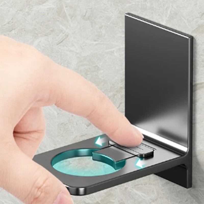 Universal Shower Gel Bottle Rack Adjustable Shampoo Holder Hand Soap Dispenser Hook Wall Mounted Free Punching Aluminum Alloy soap dispenser shampoo dispenser