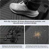 For BYD Seal U / Song Plus Sealion 6 2021-2024 TPE Floor Mats and Cargo Liner, All Weather Floor Liners Trunk Mat Heavy Duty Pad 4