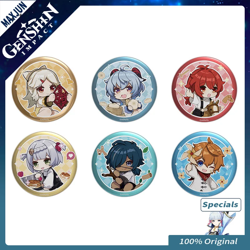 

[Genshin Official] Genshin Impact Original Anime Figure Children's Dreams Theme Series Badges Game Derivatives Cosplay