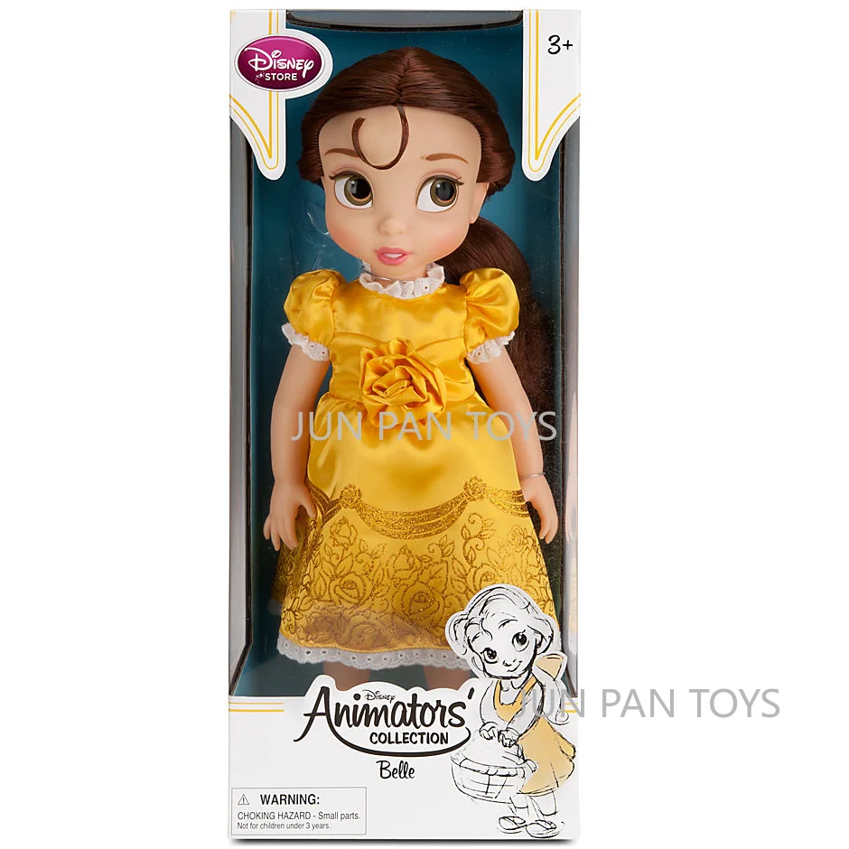 thumbnail image 1 of Muñeca original de la colección de princesas Disney Animators, Elsa, 40 cm, Blancanieves, Anna, Bella, Ariel, figura de anime, modelo de muñeca animadora, juguetes, 1 of 5