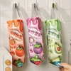 Garbage bag storage tool kitchen plastic bag large capacity collector household wall mounted storage hanging bag 6