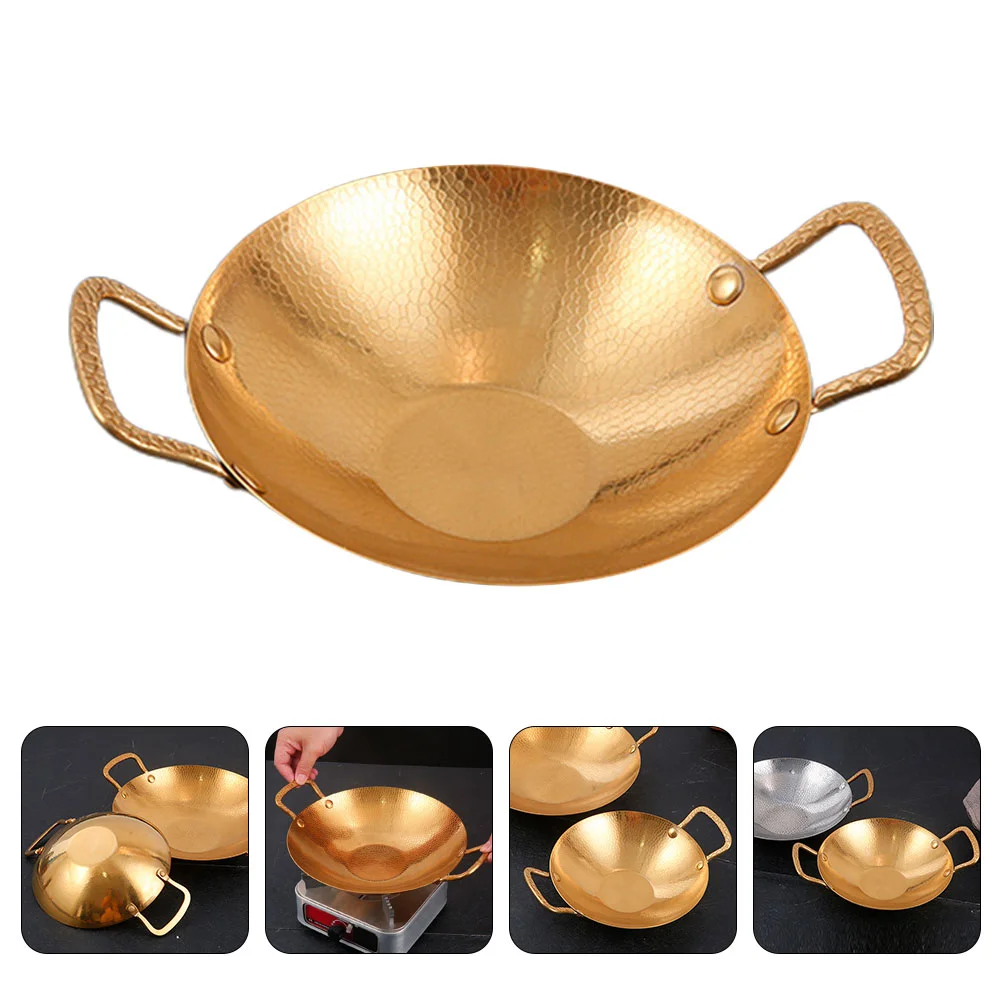 

Amphora Kitchen Supply Hotpot Camping Cooking Non Stick Frying Pan Metal Pans for Soup